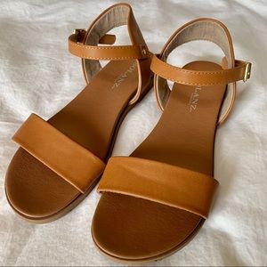 Summer Leather-Look Sandals